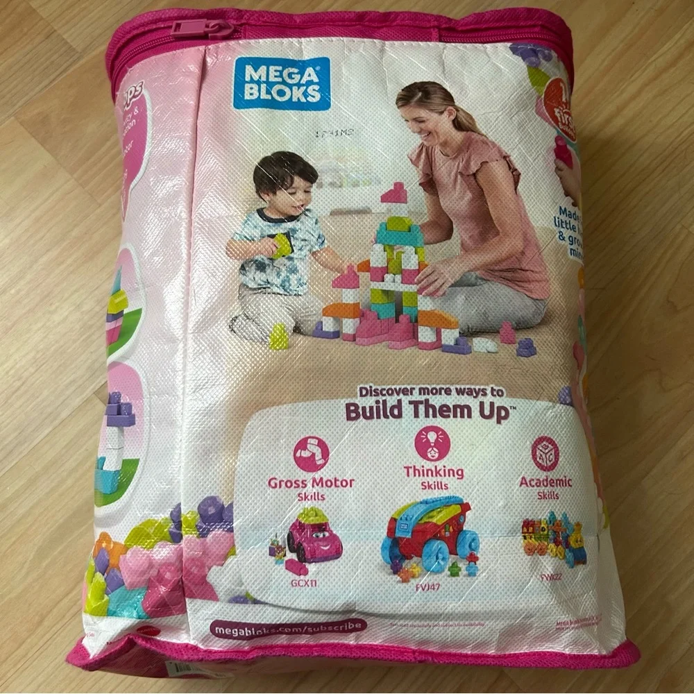 Big Building Bag - Pink Multi-Color Set
